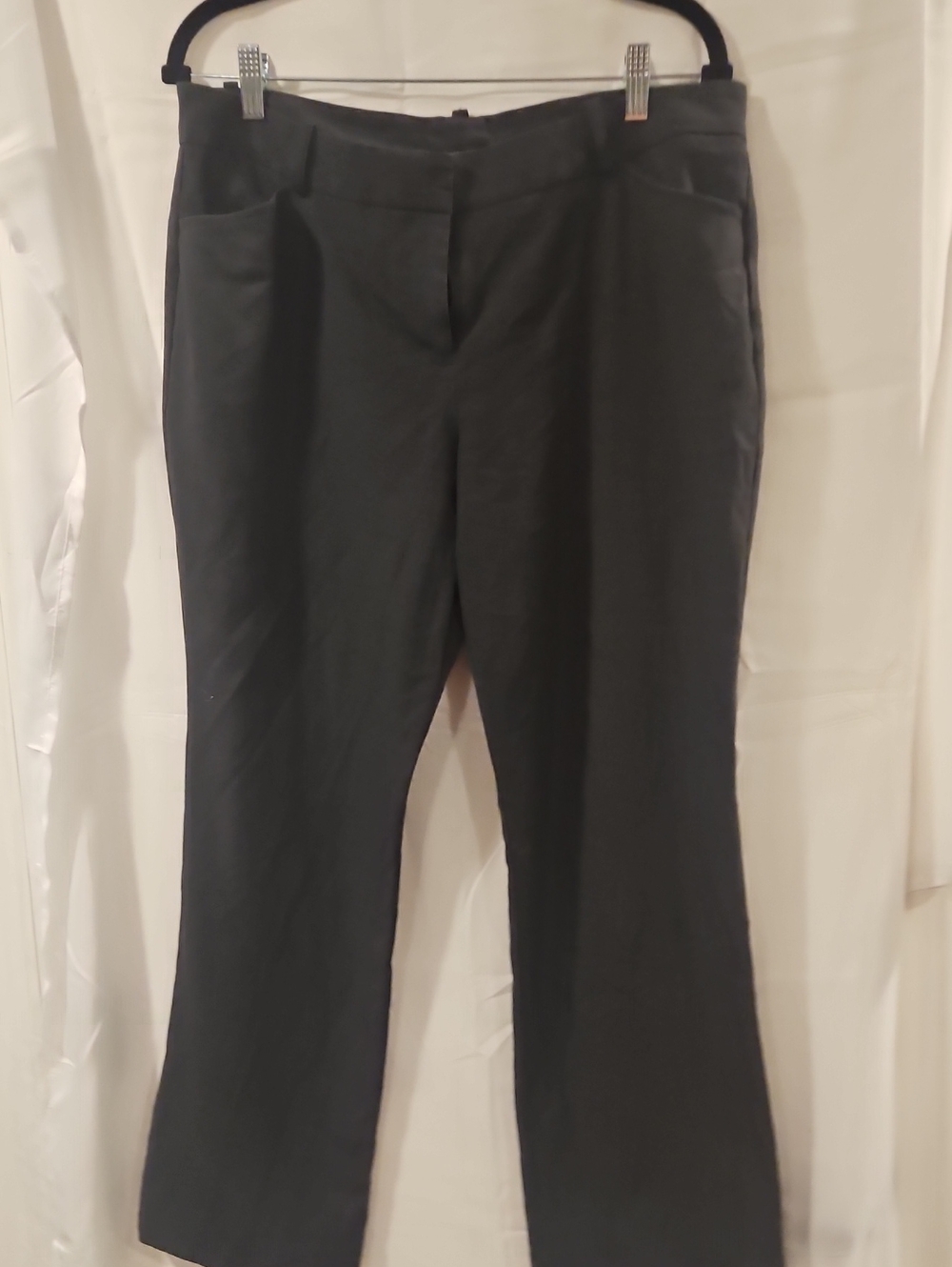 Worthington Black Boot-Cut Work Pants